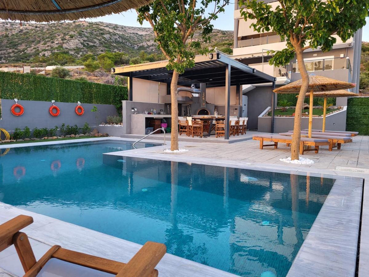 "Stergiou Luxury Apartments" Με Κοινη Πισινα Saronida 외부 사진